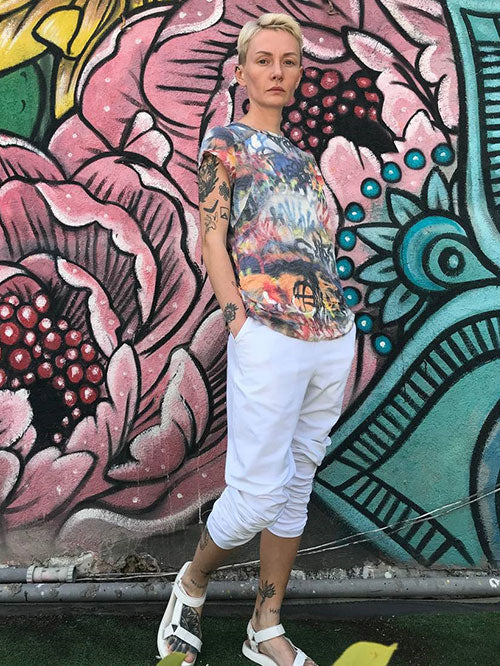 מכנס פרקור לבן