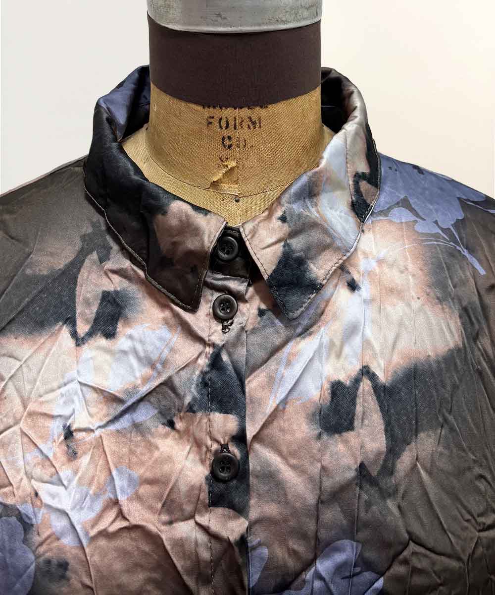 חולצת דואט - חום כחול